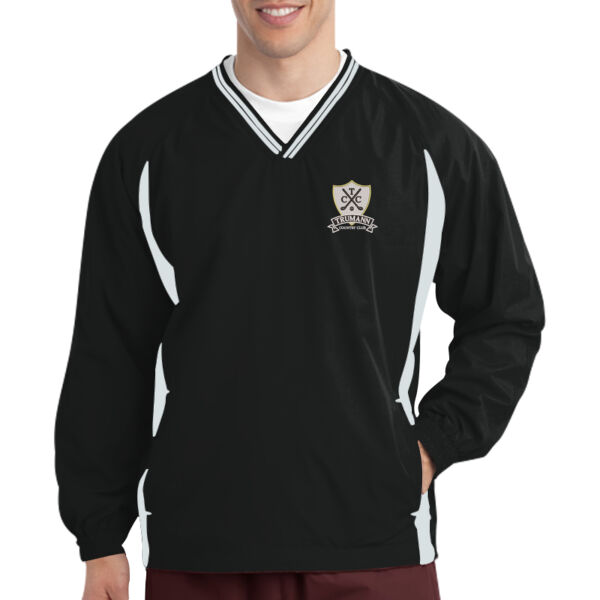 Trumann Country Club - Tipped V Neck Raglan Wind Shirt Thumbnail